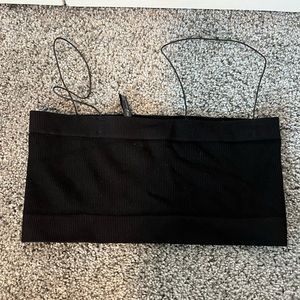 Black crop top